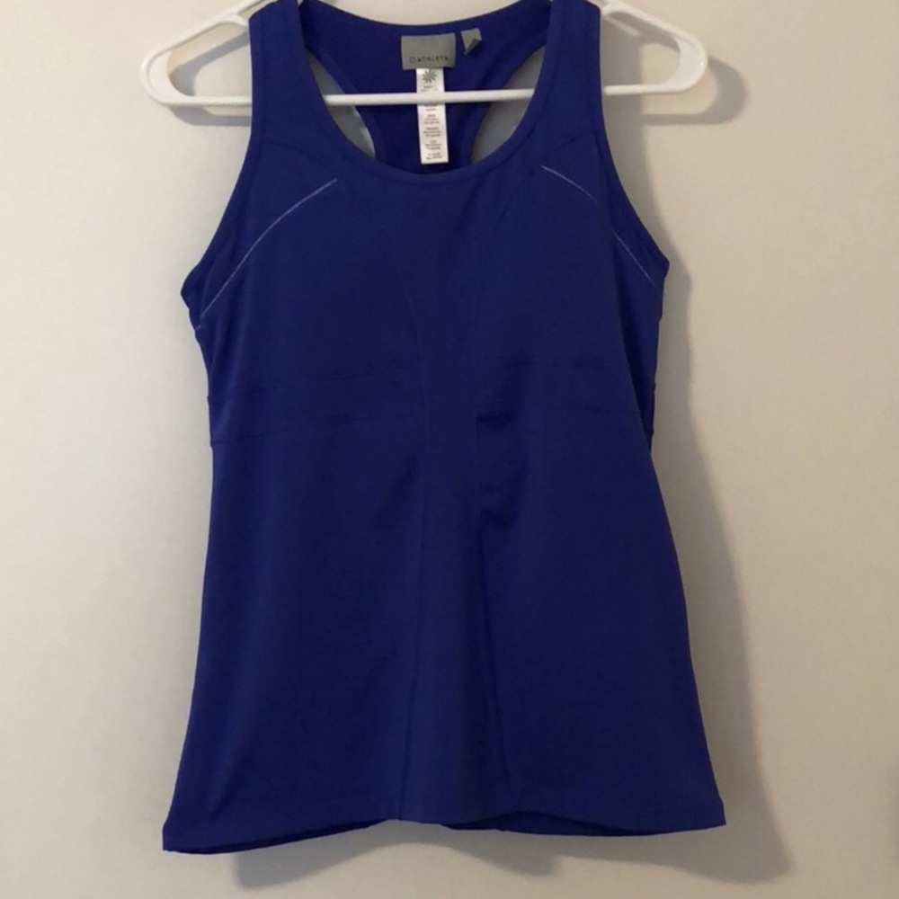 EUC deep purple Athleta running top, size Medium